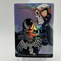 MTG Spider-Man M0018 Infernal Grasp #18 Borderless FOIL - Image 3