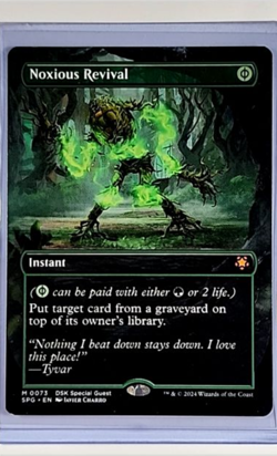 2024 MTG Magic The Gathering SPG Special Guests Borderless #73 Noxious Revival - Image 1