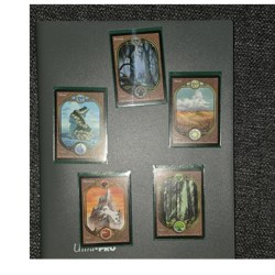 Magic: The Gathering UNGLUED Lands - Island, Swamp, Plains, Mountain, Forest - Image 1