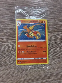 Pokemon Special Delivery Charizard SWSH075 2022 Promo *SEALED* - Image 1