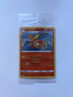 Pokemon Special Delivery Charizard SWSH075 2022 Promo *SEALED* - Image 2