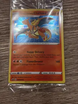 Pokemon Special Delivery Charizard SWSH075 2022 Promo *SEALED* - Image 3