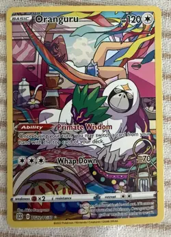 Pokemon TCG Oranguru TG12/TG30 Swsh09: Brilliant Stars Trainer Gallery Holo - Image 1