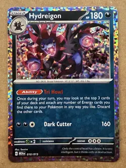 Pokemon TCG Hydreigon Holo Card 010/015 McDonald's Promo 2024 - Image 1