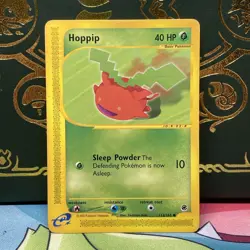 Hoppip 112/165 Expedition base set Pokemon 2002 LP - Image 1