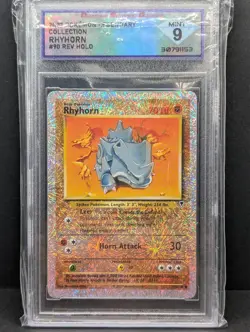 Rhyhorn 90/110 Legendary Collection Reverse Holo Rare Pokemon TCG DSG 9 graded - Image 1