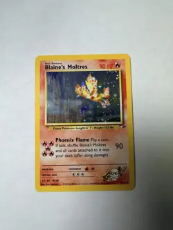 Blaine's Moltres #1 Pokemon Gym Heroes 1/132 - Image 1
