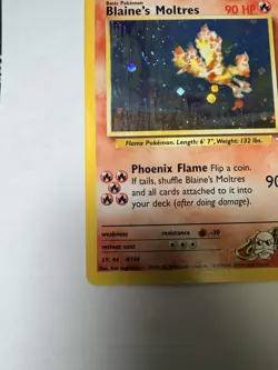 Blaine's Moltres #1 Pokemon Gym Heroes 1/132 - Image 4
