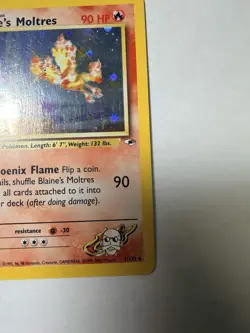 Blaine's Moltres #1 Pokemon Gym Heroes 1/132 - Image 5