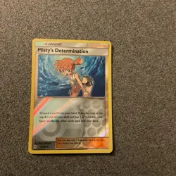 Pokemon Misty's Determination 62/68 Hidden Fates Reverse Holo NM - Image 1