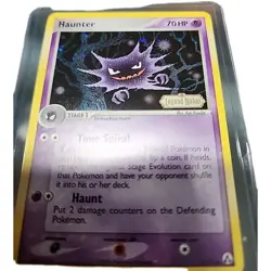 Pokemon TCG Haunter EX Legend Maker Holo Stamped 35/92 LP - Image 4