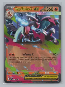 Mega Charizard X ex - 029 ME: Mega Evolution Promo NM Pokemon TCG Promo - Image 1