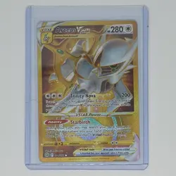 Pokemon TCG Arceus Vstar 184/172 Brilliant Stars Hyper Rare - Image 1