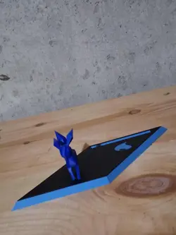 Pokemon Themed PSA Card Stands- Water Vaporeon/Glaceon - Image 1