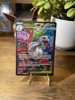 Mega Scrafty ex 285/217 SIR Pokemon Ascended Heroes 🔥🔥🔥 NM PACK FRESH - Image 1