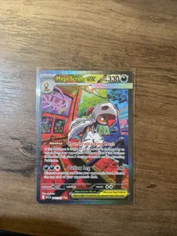 Mega Scrafty ex 285/217 SIR Pokemon Ascended Heroes 🔥🔥🔥 NM PACK FRESH - Image 2