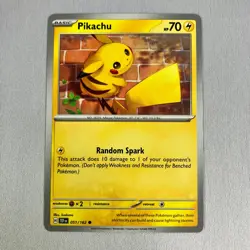 Pikachu 051/162 Common Temporal Forces Pokemon Near Mint - Image 1