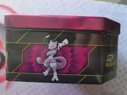 1x EMPTY Pokemon Mewtwo & Mew GX Power Partnership Tag Team Tin - Image 3
