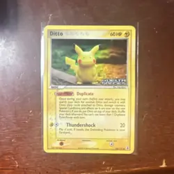 Pokemon Ditto (Pikachu) 60 HP Reverse Holo 63/113 Delta Species 2005 YUKA MORII - Image 3
