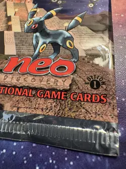 Neo Discovery Booster Pack First Edition (EMPTY) - Umbreon - Pokemon TCG - Image 2