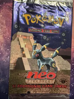 Neo Discovery Booster Pack First Edition (EMPTY) - Umbreon - Pokemon TCG - Image 3