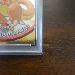 1999 Topps Pokemon TV Charizard #6 Foil PSA 7 Near Mint BLUE LOGO - Image 4