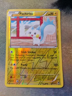 Pokemon Pachirisu - XY - Phantom Forces Reverse Holo - LP/MP - Image 1