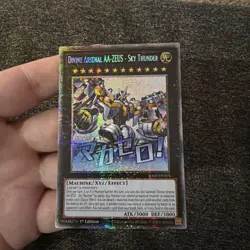 Yugioh Divine Arsenal AA-Zeus - Sky Thunder Starlight Rare RA05-EN103 - Image 1