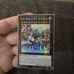 Yugioh Divine Arsenal AA-Zeus - Sky Thunder Starlight Rare RA05-EN103 - Image 2