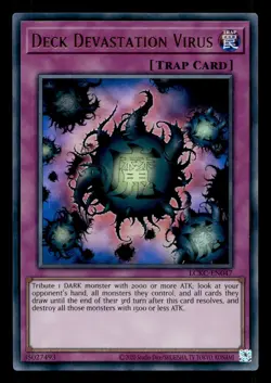 Deck Devastation Virus LCKC-EN047 Ultra Rare Legendary Collection Yu-Gi-Oh NM - Image 1
