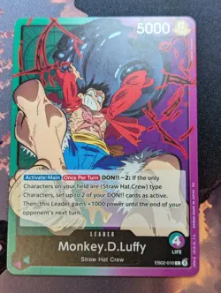 Monkey.D.Luffy EB02-010 LEADER (L) - One Piece Card Game - English - Image 1
