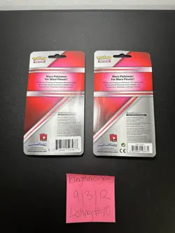 (2) 2019 SEALED POKEMON LOST THUNDER BLISTER 2 Card Mini Booster Pack Coin - Image 5