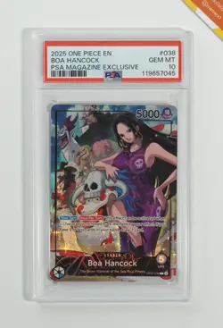 One Piece PSA 10 Boa Hancock #038 PSA Magazine Exclusive 2025 English - Image 1