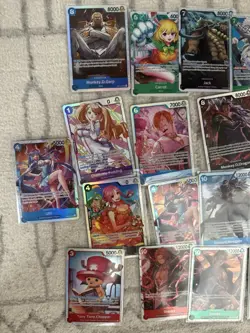One Piece English Card Lot SR NM 22 Cards Lot - Image 2