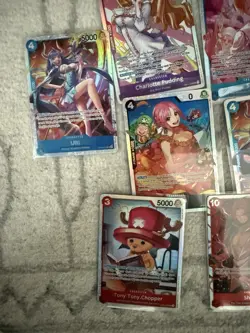 One Piece English Card Lot SR NM 22 Cards Lot - Image 5