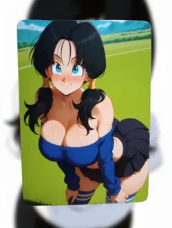 Videl Dragon Ball Z Anime Waifu Sexy Goddess Doujin Lewd Hentai Card - Image 1