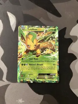 Pokemon TCG Leafeon EX Holo Ultra Rare Card 10/83 XY Generations - Image 1