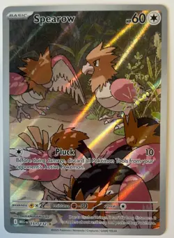 Spearow 151/132 Me01: Mega Evolution Holo Pokemon Card NM - Image 1