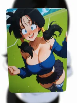 Videl Dragon Ball Z Anime Waifu Sexy Goddess Doujin Lewd Hentai Card - Image 1