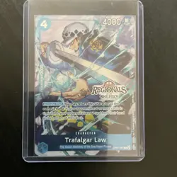 Trafalgar Law OP07-047 Character One Piece Regionals 4000 Power 4 Cost Foil Card - Image 1