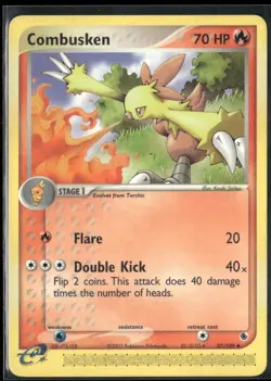 Combusken 27/109 EX Ruby & Sapphire Pokemon English Card (MP) - Image 1