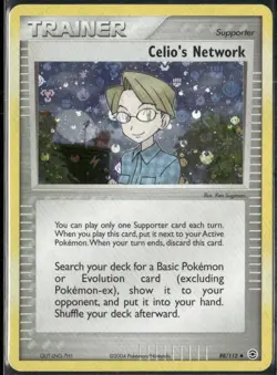 Celio's Network 88/112 Reverse Holo Firered Leafgreen Pokemon English Card (MP) - Image 1