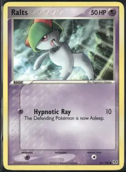 Ralts 61/106 EX Emerald Pokemon English Card (MP) - Image 1