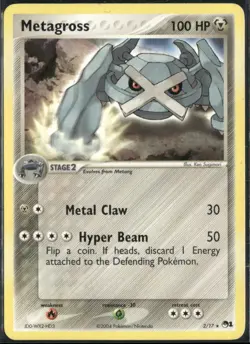 Metagross 2/17 POP Series 1 Pokemon English Card (MP) - Image 1