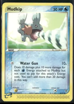 Mudkip 65/97 EX Dragon Pokemon English Card (HP) - Image 1