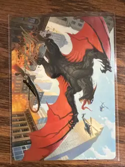 Grendel, Spawn of Knull Art Card (Gold-Stamped Signature) - Art Series MTG - Image 1