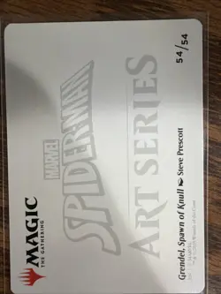 Grendel, Spawn of Knull Art Card (Gold-Stamped Signature) - Art Series MTG - Image 2