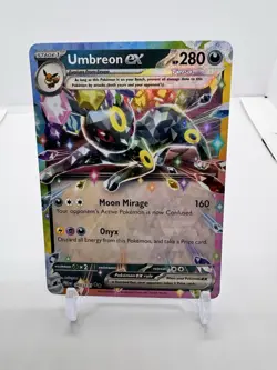 Pokemon TCG Umbreon EX 060/131 Prismatic Evolutions Card Near Mint Condition - Image 1