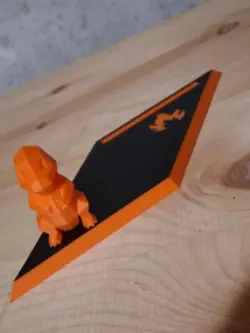 Pokemon Themed PSA Card Stands-Fire Charmander - Image 2