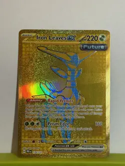 IRON LEAVES EX 176/131 HOLO HYPER RARE CARD PRISMATIC EVOLUTIONS - Image 1